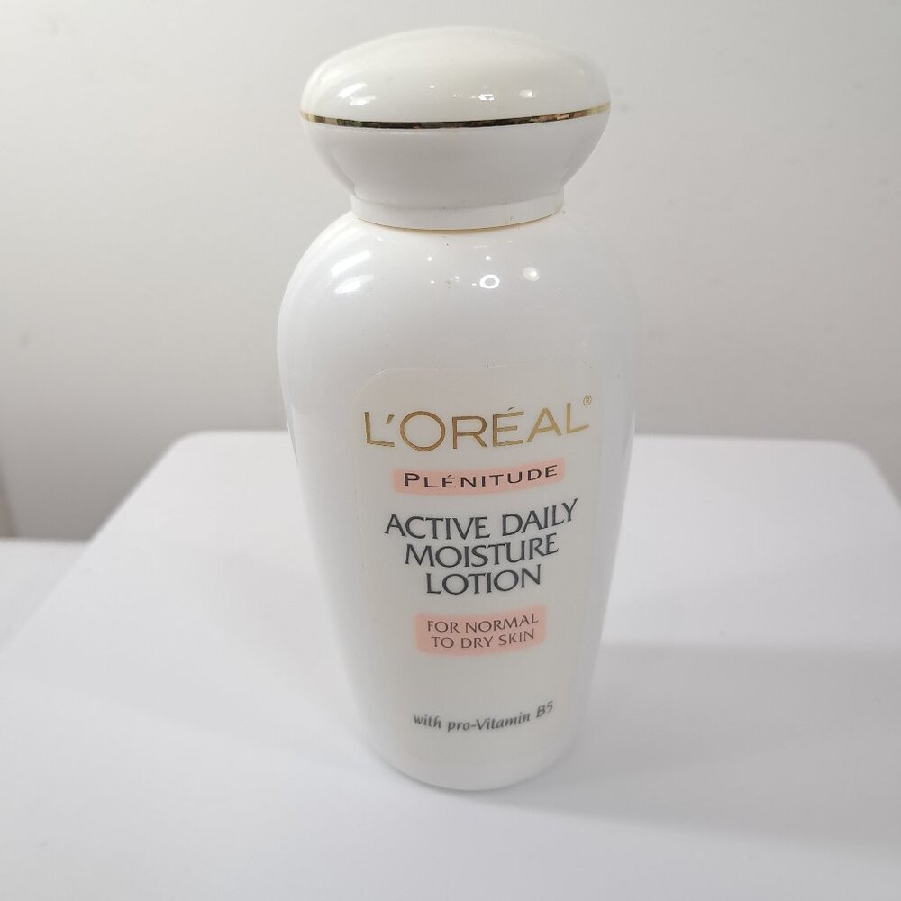 VINTAGE L'Oreal Paris Plenitude Active Daily Moisture Lotion 4 fl oz bottle READ